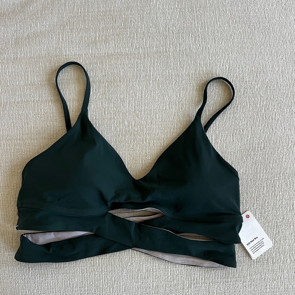 NWT Lululemon Still Now Bra size 10